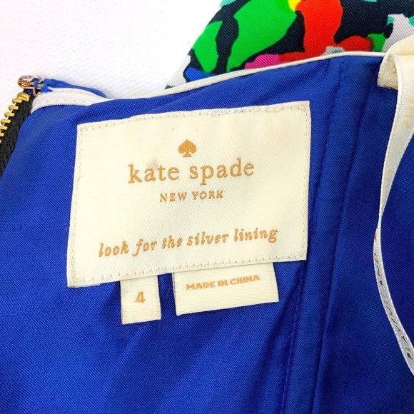 Kate Spade Karmen Strapless Floral Dress Sz 4 - Picture 2 of 16